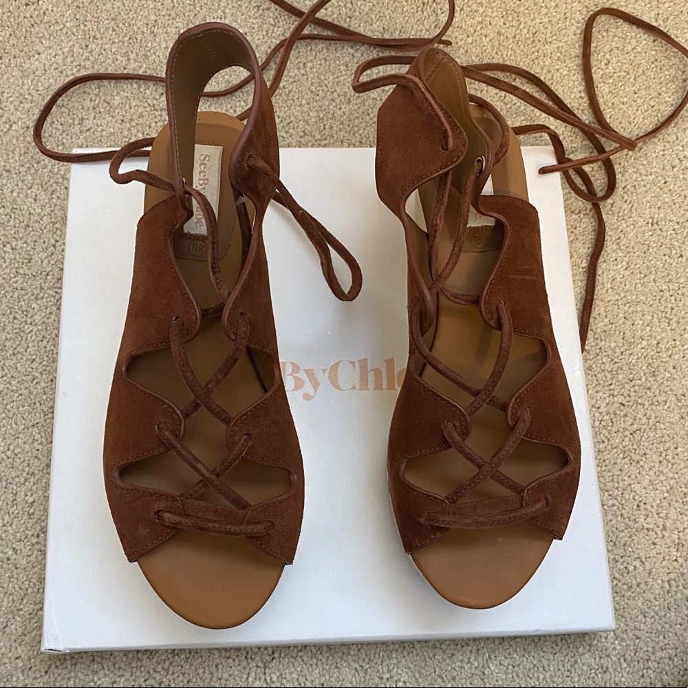 Worn Once See by Chloe Sandals Final Markdown